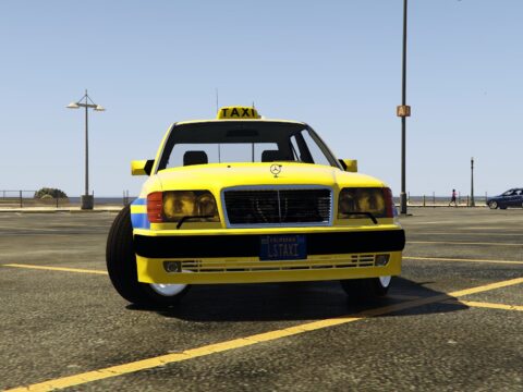 Mercedes-Benz E500 W124 Taxi Los Santos