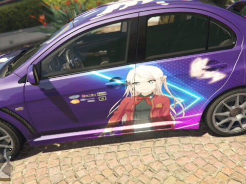 Mitsubishi Lancer Evolution X FQ-400 Love Live Nijigasaki Lanzhu Zhong Itasha 1.0