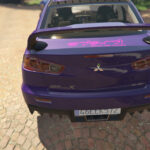 Mitsubishi Lancer Evolution X FQ-400 Love Live Nijigasaki Lanzhu Zhong Itasha 1.05