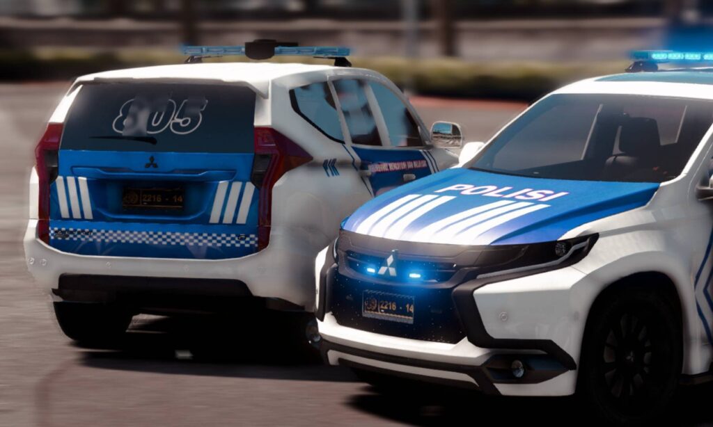 Mitsubishi Pajero polisi indonesia