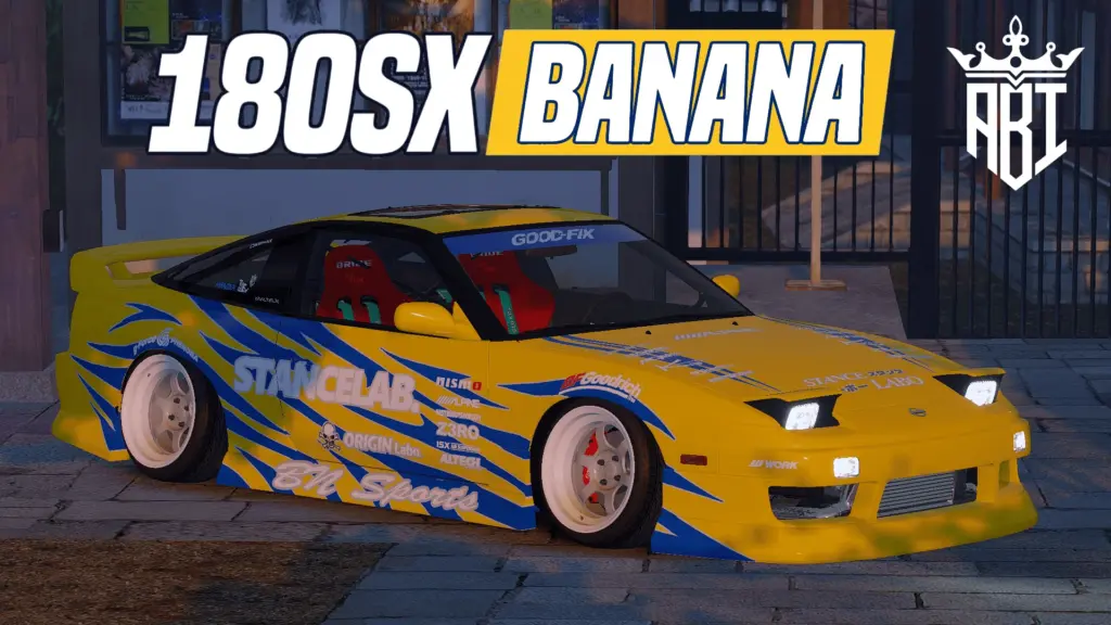 Nissan 180SX BANANA BNSPORT LIVERY