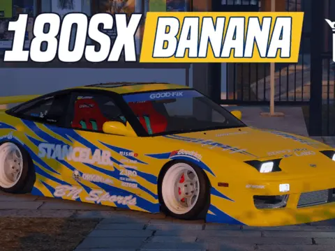 Nissan 180SX BANANA BNSPORT LIVERY