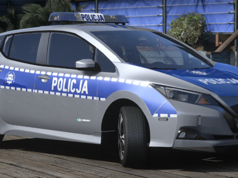 Nissan Leaf Polskiej Policji - Rework 3.0