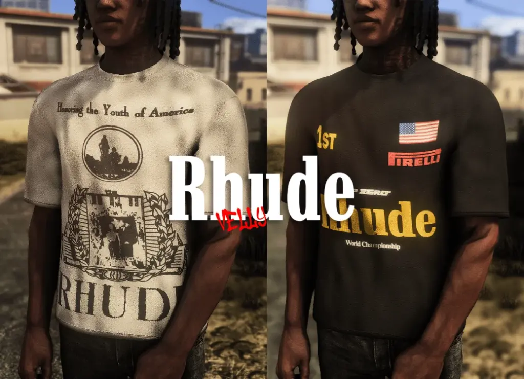 Rhude Tee for MP Male 1.0