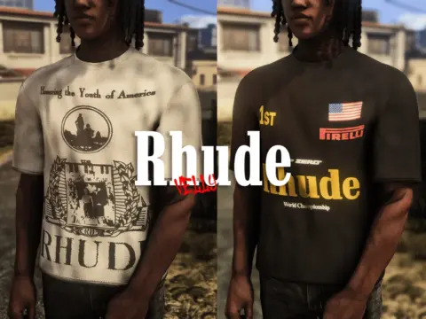 Rhude Tee for MP Male 1.0