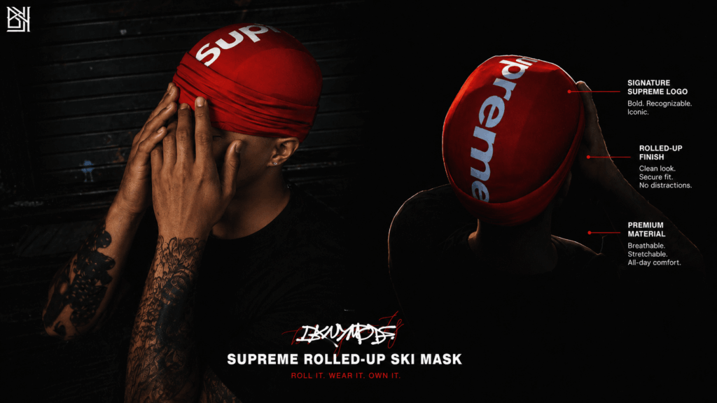 Rolled-Up Ski Mask for MP Male