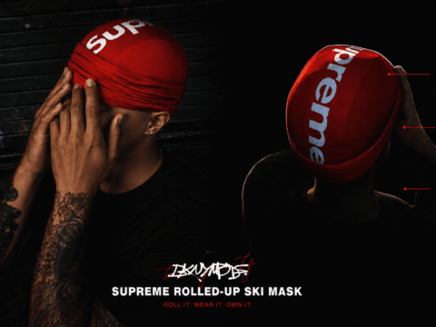 Rolled-Up Ski Mask for MP Male