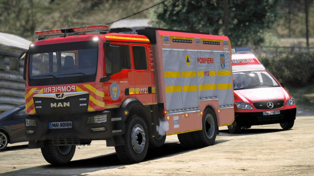 Romanian MAN TGM 18.320 FireTruck