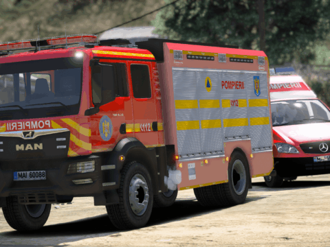 Romanian MAN TGM 18.320 FireTruck
