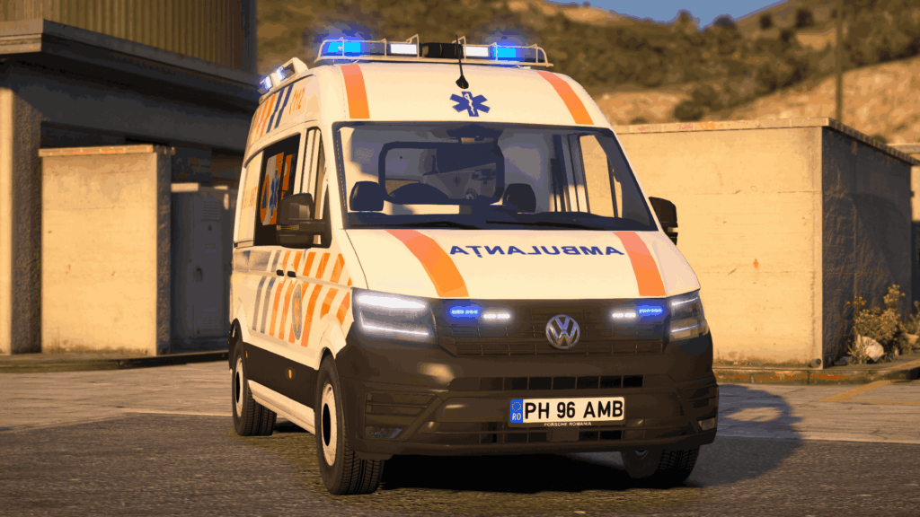 Romanian Volkswagen Crafter L3H2 2025 Ambulance SAJ 1.0