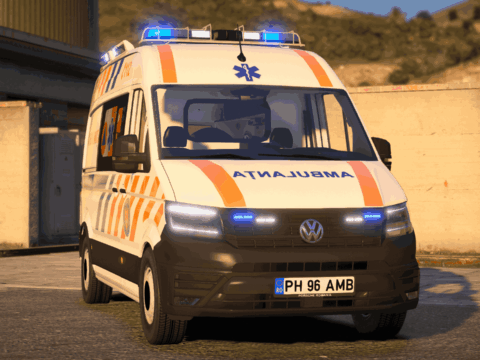 Romanian Volkswagen Crafter L3H2 2025 Ambulance SAJ 1.0