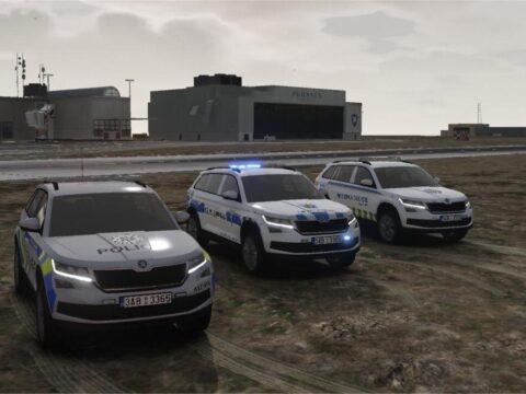 Škoda Kodiaq 2018 Czech Police Pack - 3 Variations