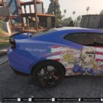 USS Fletcher Kantai Collection Itasha for 2021 Chevrolet Camaro SS 1.15