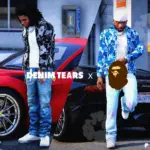 denim tears x Bape Jacket For Franklin