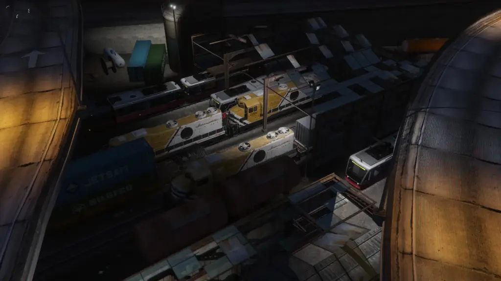 Adds trains to the Mirror Park Railyard and Paleto Station 1.0