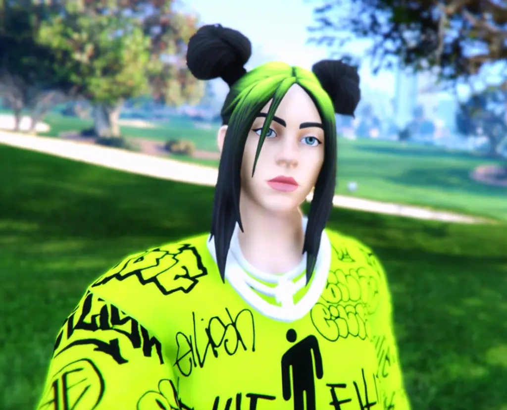 Billie Eilish Green for Fortnite