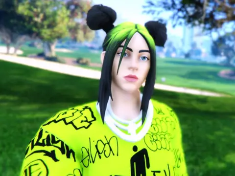 Billie Eilish Green for Fortnite
