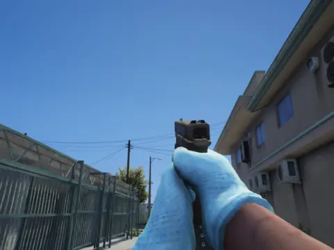 Blue Surgical Gloves for Franklin