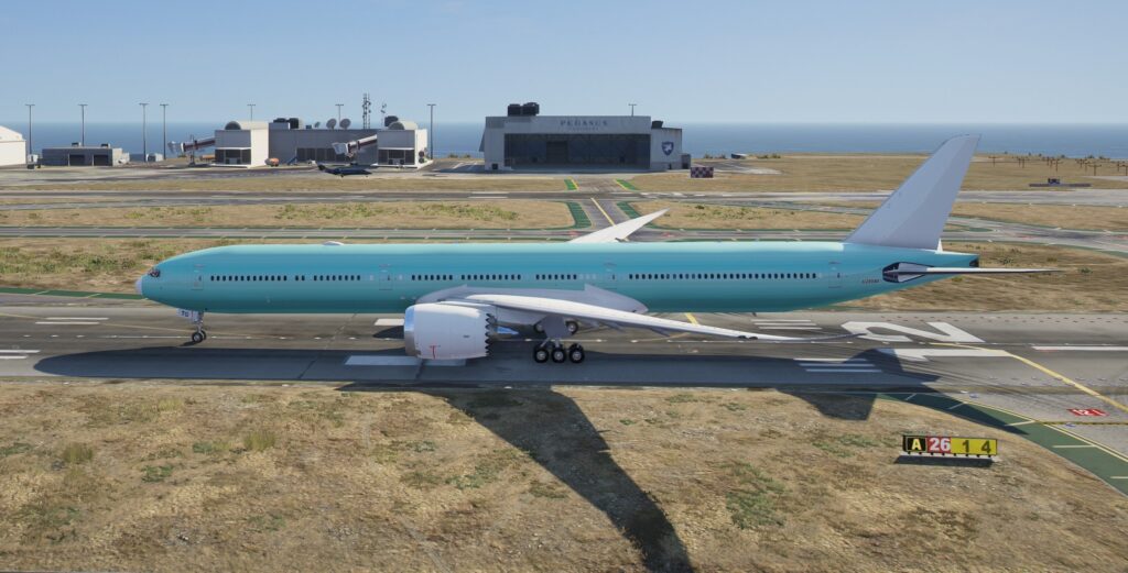 Boeing 777-9 protective coating livery (future Lufthansa) V1.0