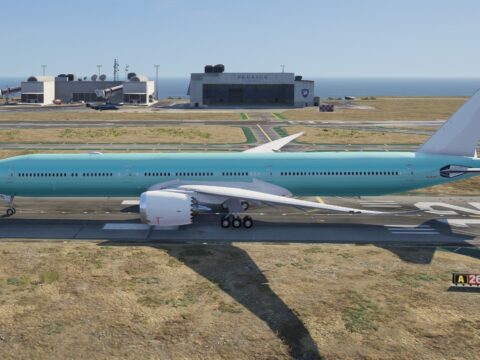 Boeing 777-9 protective coating livery (future Lufthansa) V1.0