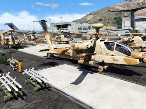 Boeing AH-64E Apache Guardian - Indian Air Force & Indian Army Livery V1.0