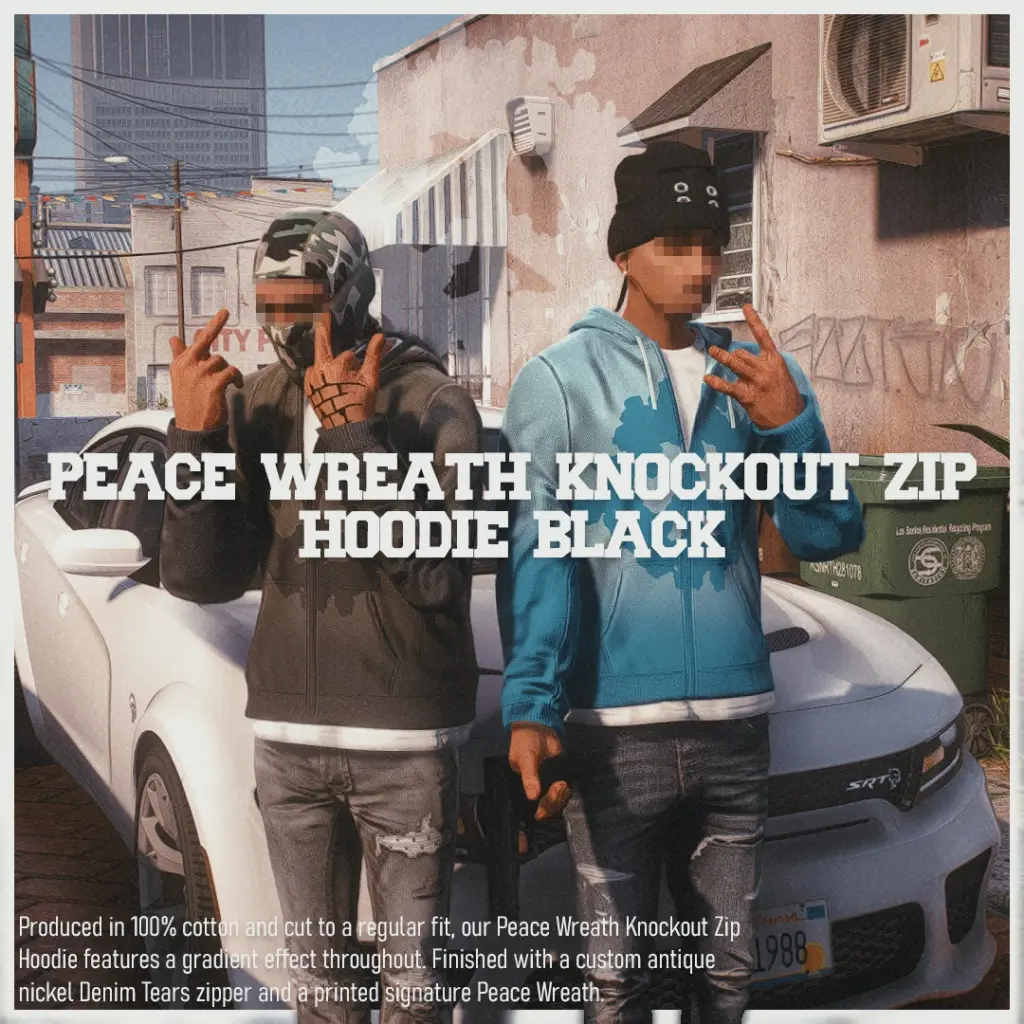 Denim Tears Zip Hoodie for MP Male 1.0