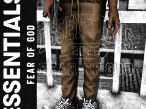Fear of God Essentials Fleece Essential Cuffed Sweatpants MP Male