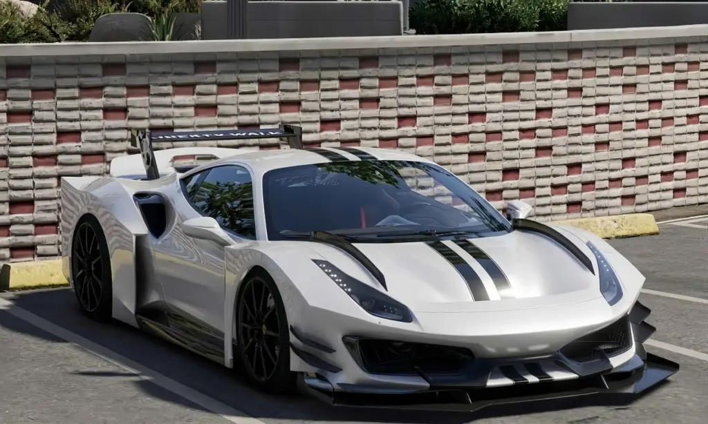 Ferrari 488 Pista Liberty Walk Silhouette