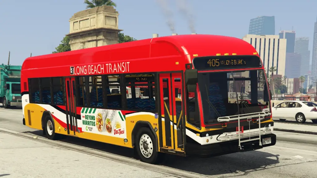 Long Beach Transit Califorina Liveries for Gillig BRT Plus 1.0
