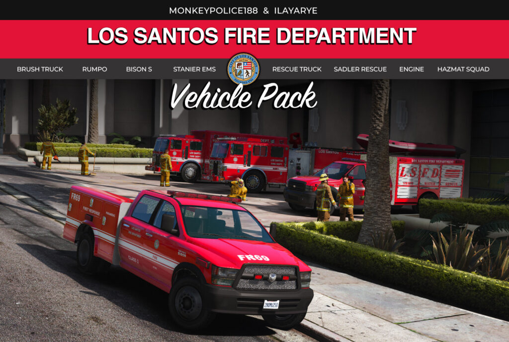 Los Santos Fire Department Vehicle Pack