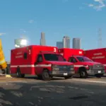 Los Santos Fire Department Vehicle Pack2