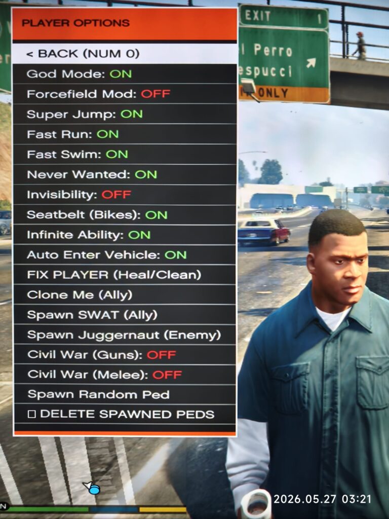New JJ Menu Trainer 1.1
