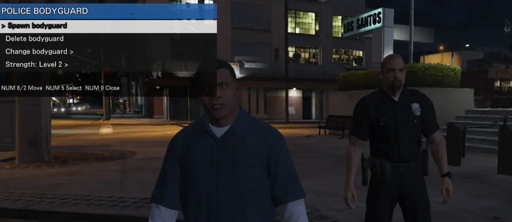 Police Bodyguard for GTA V v1.0