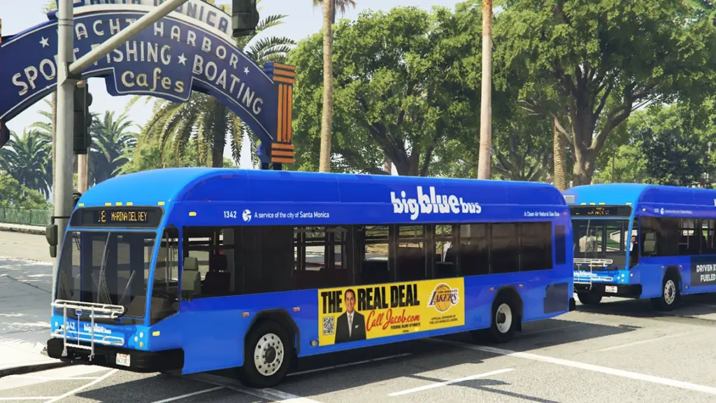 Santa Monica Big Blue Bus Liveries for Gillig BRT Plus 1.0