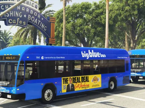 Santa Monica Big Blue Bus Liveries for Gillig BRT Plus 1.0