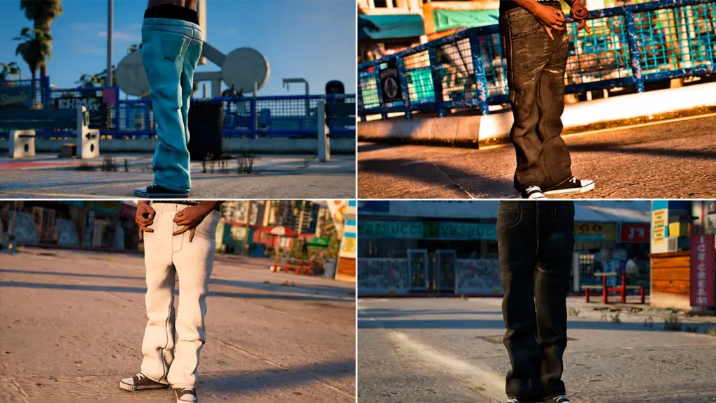 Stacked Flared Jeans