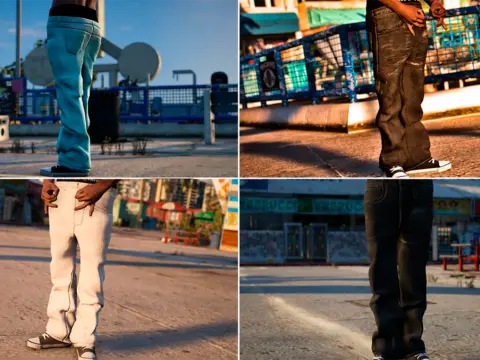 Stacked Flared Jeans