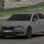Unmarked Skoda Superb Czech Police2