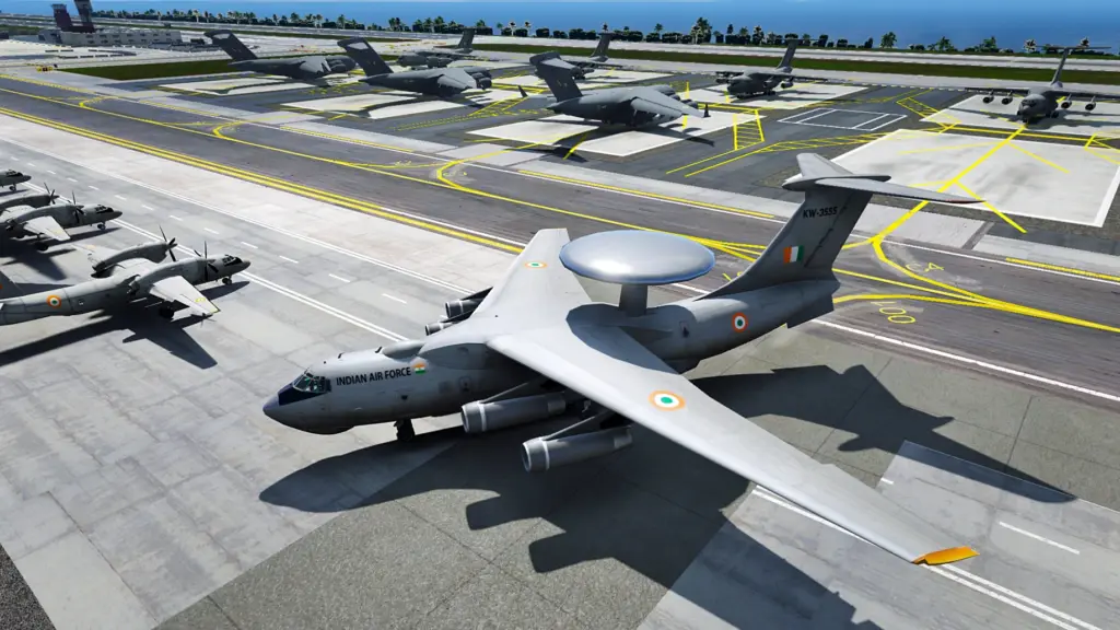 A-50EI Ilyushin IL-76 Phalcon AWACS EL/W-2090 - Indian Air Force V1.0