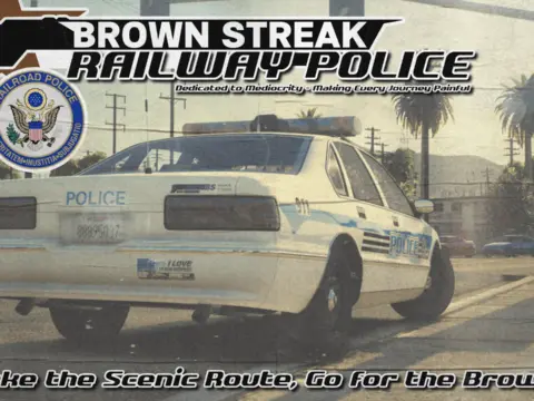Brown Streak Law Enforcement Texture Pack