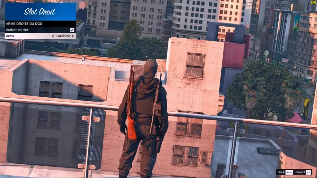 Double Weapon on back 1.02