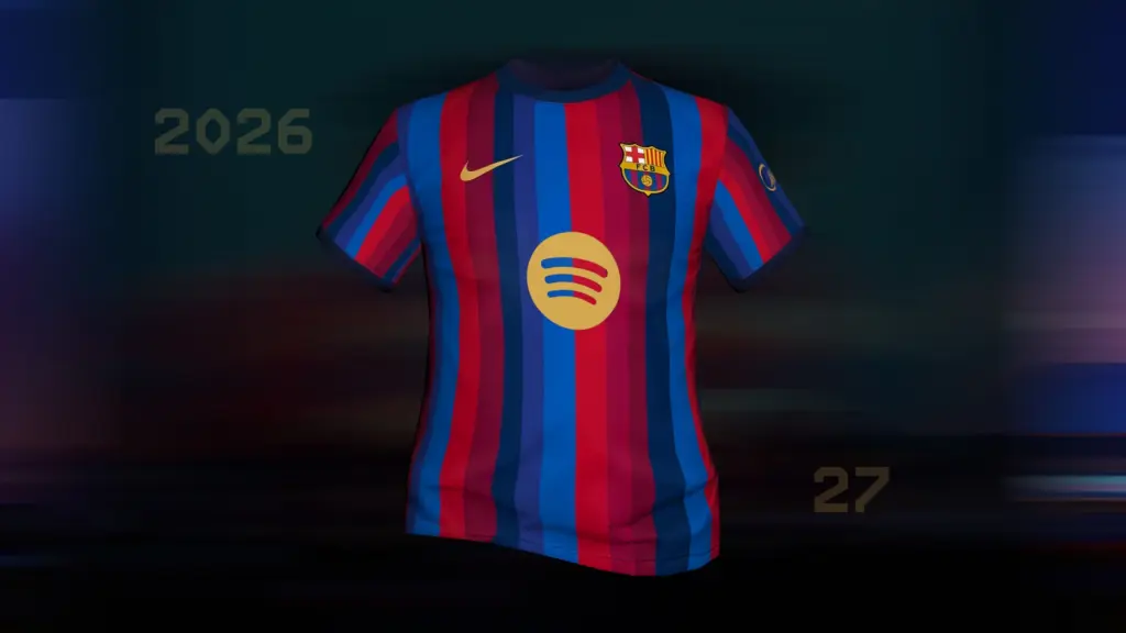 FC Barcelona Home Jersey 2026/27 for GTA V (MP Male) V1.0
