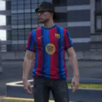 FC Barcelona Home Jersey 2026/27 for GTA V (MP Male) V1.0