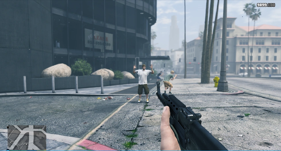 GTA IV Style NPC Reaction to Weapons V1.0