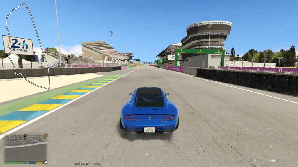 Minimap for halfdead's Le Mans Circuit 1.0