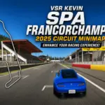 Minimap for VSR Kevin's Spa Francorchamps 2025 Circuit