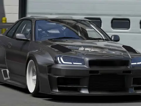 Nissan Skyline R34 Auuuu