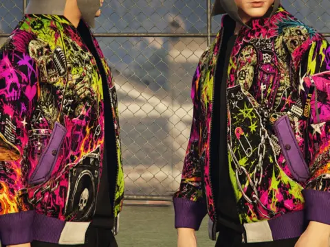 Outlaw Canvas Bomber Jacket