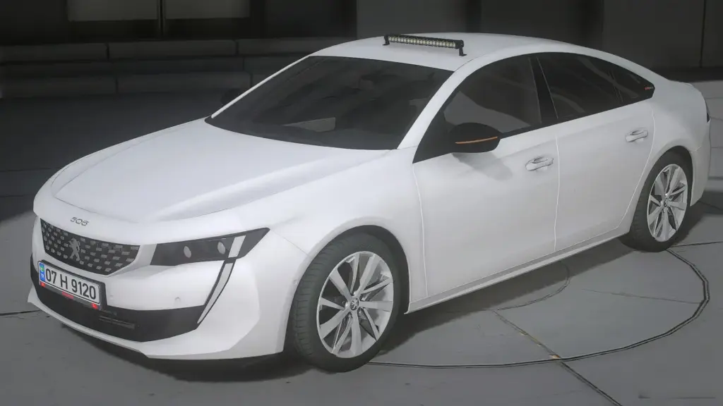 Peugeot 508 GT Line Turkish Unmarked Police