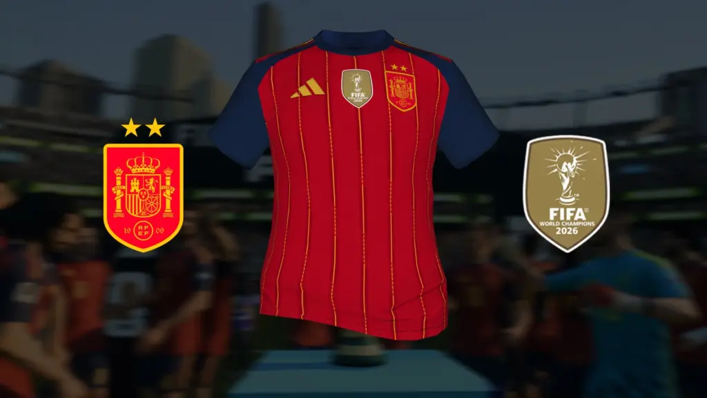 Spain 2026 World Champions Home Jersey